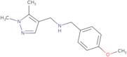 [(1,5-Dimethyl-1H-pyrazol-4-yl)methyl][(4-methoxyphenyl)methyl]amine