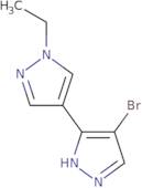 4-(4-Bromo-1H-pyrazol-5-yl)-1-ethyl-1H-pyrazole