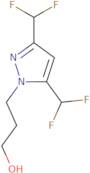 3-[3,5-Bis(difluoromethyl)-1H-pyrazol-1-yl]propan-1-ol