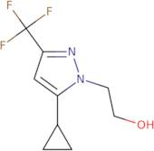 2-[5-Cyclopropyl-3-(trifluoromethyl)-1H-pyrazol-1-yl]ethan-1-ol