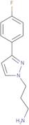 3-[3-(4-Fluorophenyl)-1H-pyrazol-1-yl]propan-1-amine