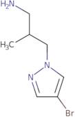 3-(4-Bromo-1H-pyrazol-1-yl)-2-methylpropan-1-amine