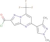 5-(1,3-Dimethyl-1H-pyrazol-4-yl)-7-(trifluoromethyl)pyrazolo[1,5-a]pyrimidine-2-carbonyl chloride