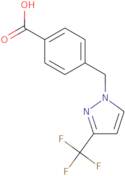 4-{[3-(Trifluoromethyl)-1H-pyrazol-1-yl]methyl}benzoic acid