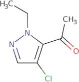 1-(4-Chloro-1-ethyl-1H-pyrazol-5-yl)ethanone