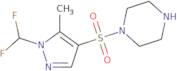 1-{[1-(Difluoromethyl)-5-methyl-1H-pyrazol-4-yl]sulfonyl}piperazine