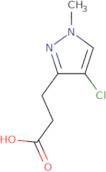 3-(4-Chloro-1-methyl-1H-pyrazol-3-yl)propanoic acid