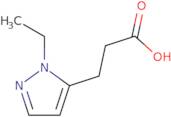 3-(1-Ethyl-1H-pyrazol-5-yl)propanoic acid