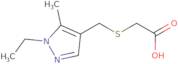 2-{[(1-Ethyl-5-methyl-1H-pyrazol-4-yl)methyl]sulfanyl}acetic acid