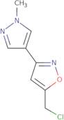 5-(Chloromethyl)-3-(1-methyl-1H-pyrazol-4-yl)isoxazole