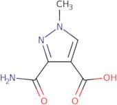 3-Carbamoyl-1-methyl-1H-pyrazole-4-carboxylic acid