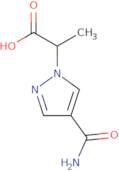 2-(4-Carbamoyl-1H-pyrazol-1-yl)propanoic acid