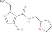 4-Amino-1-ethyl-N-[(oxolan-2-yl)methyl]-1H-pyrazole-5-carboxamide