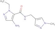 4-Amino-1-ethyl-N-[(1-methyl-1H-pyrazol-4-yl)methyl]-1H-pyrazole-5-carboxamide