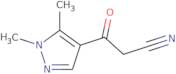 3-(1,5-Dimethyl-1H-pyrazol-4-yl)-3-oxopropanenitrile