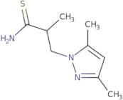 3-(3,5-Dimethyl-1H-pyrazol-1-yl)-2-methylpropanethioamide