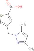 4-[(3,5-Dimethyl-1H-pyrazol-1-yl)methyl]thiophene-2-carboxylic acid