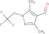 3,5-Dimethyl-1-(2,2,2-trifluoroethyl)-1H-pyrazole-4-carbaldehyde