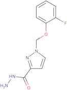 1-[(2-Fluorophenoxy)methyl]-1H-pyrazole-3-carbohydrazide