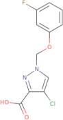 4-Chloro-1-(3-fluorophenoxymethyl)-1H-pyrazole-3-carboxylic acid