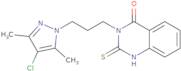 3-(3-(4-Chloro-3,5-dimethyl-1H-pyrazol-1-yl)propyl)-2-mercaptoquinazolin-4(3H)-one