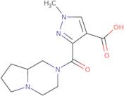 3-(Hexahydropyrrolo[1,2-a]pyrazin-2(1H)-ylcarbonyl)-1-methyl-1H-pyrazole-4-carboxylic acid