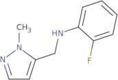 2-Fluoro-N-[(1-methyl-1H-pyrazol-5-yl)methyl]aniline