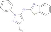 N-(3-Methyl-1-phenyl-1H-pyrazol-5-yl)-1,3-benzothiazol-2-amine