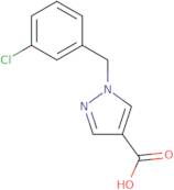 1-[(3-Chlorophenyl)methyl]-1H-pyrazole-4-carboxylic acid