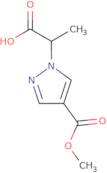 2-[4-(Methoxycarbonyl)-1H-pyrazol-1-yl]propanoic acid