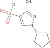 1-Cyclopentyl-3-methyl-1H-pyrazole-4-sulfonyl chloride