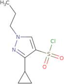 3-Cyclopropyl-1-propyl-1H-pyrazole-4-sulfonyl chloride