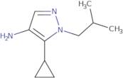 5-Cyclopropyl-1-(2-methylpropyl)-1H-pyrazol-4-amine