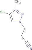 3-(4-Chloro-3-methyl-1H-pyrazol-1-yl)propanenitrile