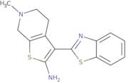 3-(1,3-Benzothiazol-2-yl)-6-methyl-4,5,6,7-tetrahydrothieno[2,3-c]pyridin-2-amine