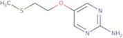 5-(2-(Methylthio)ethoxy)pyrimidin-2-amine