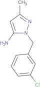 1-[(3-chlorophenyl)methyl]-3-methyl-1H-pyrazol-5-amine