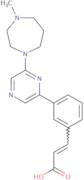 (2E)-3-[3-[6-(Hexahydro-4-methyl-1H-1,4-diazepin-1-yl)-2-pyrazinyl]phenyl]-2-propenoic acid