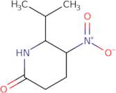 rac-(5R,6S)-5-Nitro-6-(propan-2-yl)piperidin-2-one