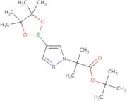 tert-Butyl 2-methyl-2-(4-(4,4,5,5-tetramethyl-1,3,2-dioxaborolan-2-yl)-1H-pyrazol-1-yl)propanoate