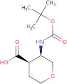 rac-(3R,4R)-3-{[(tert-butoxy)carbonyl]amino}oxane-4-carboxylic acid, cis