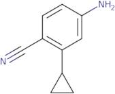 4-Amino-2-cyclopropylbenzonitrile