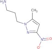 3-(5-Methyl-3-nitro-1H-pyrazol-1-yl)propan-1-amine