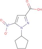 1-Cyclopentyl-5-nitro-1H-pyrazole-3-carboxylic acid