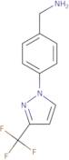 {4-[3-(Trifluoromethyl)-1H-pyrazol-1-yl]phenyl}methanamine