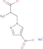 Sodium 2-methyl-3-(4-nitro-pyrazol-1-yl)-propionate