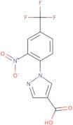 1-[2-Nitro-4-(trifluoromethyl)phenyl]-1H-pyrazole-4-carboxylic acid