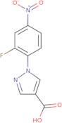 1-(2-Fluoro-4-nitrophenyl)-1H-pyrazole-4-carboxylic acid