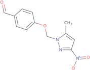 4-((5-Methyl-3-nitro-1H-pyrazol-1-yl)methoxy)benzaldehyde