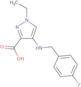 1-Ethyl-4-{[(4-fluorophenyl)methyl]amino}-1H-pyrazole-3-carboxylic acid